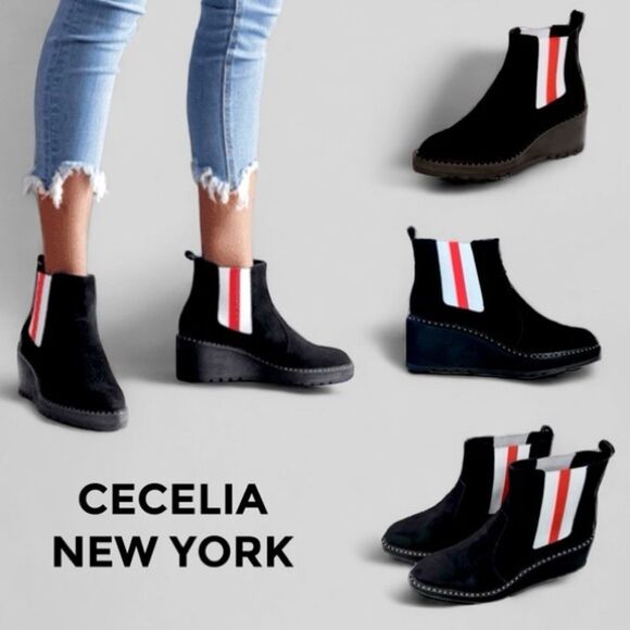 Cecelia New York Gemma Suede Ankle Boots - Picture 11 of 16
